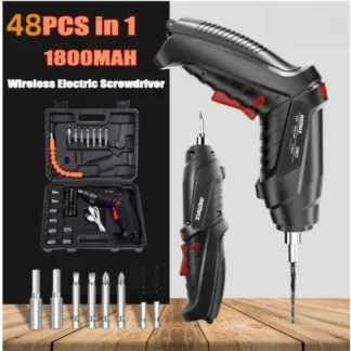 Parafusadeira Elétrica Portátil 3.6V Com Acessórios E Maleta